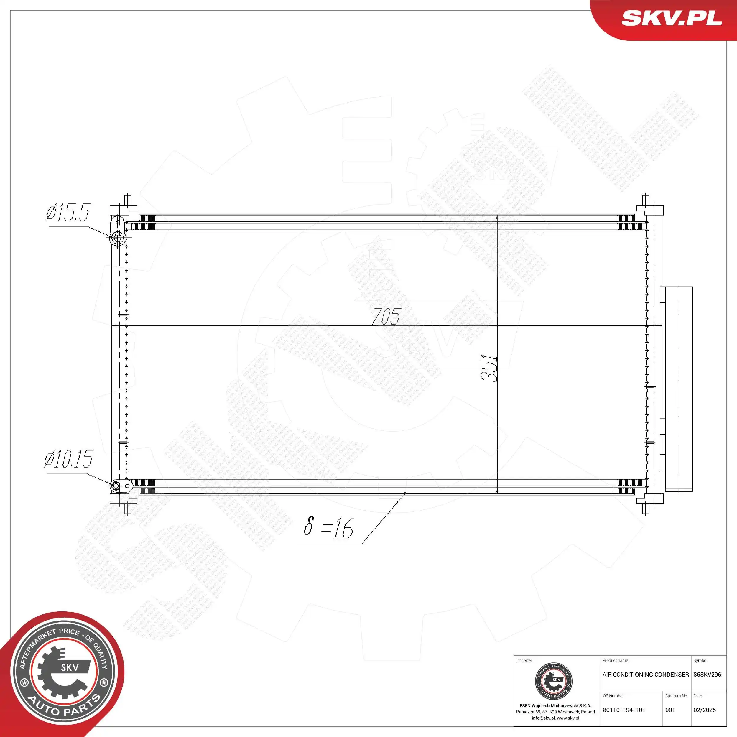Condenser, air conditioning